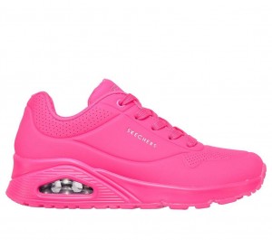 Pink Skechers Uno - Night Shades Women's Sneakers | FPOW-62831