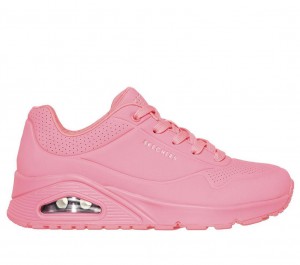 Pink Skechers Uno - Stand On Air Women's Sneakers | SDVP-10539