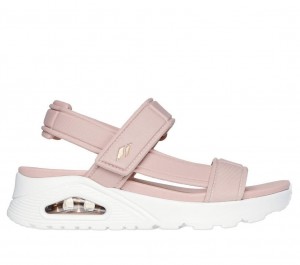 Pink Skechers Uno - Summerstand2 Women's Sandals | XNPH-72386