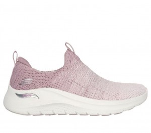 Purple Skechers Arch Fit 2.0 Women's Sneakers | HOSJ-51407