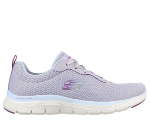 Purple Skechers Flex Appeal 4.0 - Brilliant View Women's Sneakers | NEFR-61385