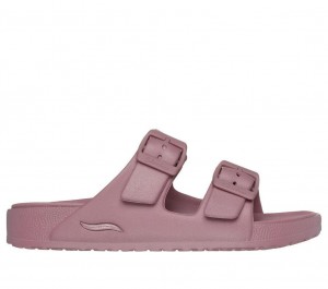 Purple Skechers Foamies: Arch Fit Cali Breeze 2.0 Women's Sandals | PLYA-43125