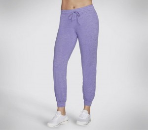 Purple Skechers Go Dri Swift Jogger Women's Pants | NEJI-37158