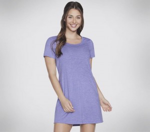 Purple Skechers Go Dri Swift Women's Dress | UKGC-46093