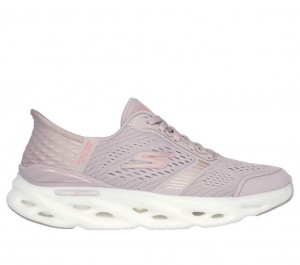 Purple Skechers Slip-ins: Go Run Swirl Tech Speed Women's Sneakers | LXIC-10276