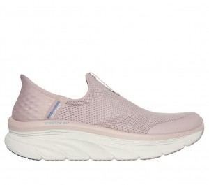 Purple Skechers Slip-ins Rf: D'lux Walker - Homebound Women's Sneakers | WJHL-29651