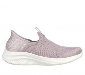 Purple Skechers Slip-ins: Ultra Flex 3.0 - Smooth Step Women's Sneakers | FXTY-83064