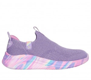 Purple Skechers Ultra Flex 3.0 - Blissful Bay Girls' Sneakers | XQCM-32705