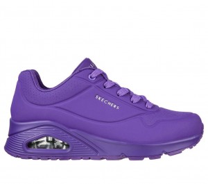 Purple Skechers Uno - Night Shades Women's Sneakers | AFRN-61742