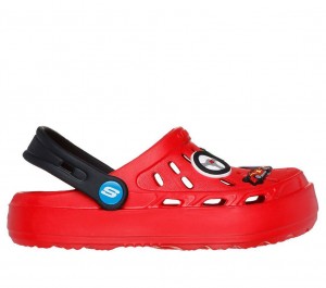 Red Skechers Foamies: Swifters - Motor-splash Boys' Sandals | IJZB-76521