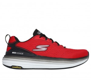 Red Skechers Max Cushioning Suspension - Voyager Men's Sneakers | HUDQ-27931