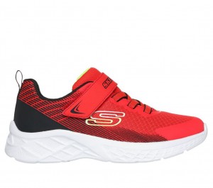 Red Skechers Microspec Ii - Zovrix Boys' Sneakers | SNGI-63708