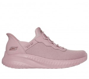 Rose Skechers Slip-ins: Bobs Sport Squad Chaos Women's Sneakers | CAWK-91850