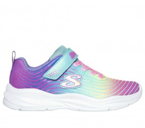 Turquoise Skechers Power Jams - Pastel Speed Girls' Sneakers | TFLO-67253