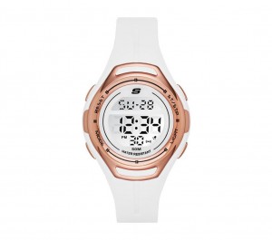 White Skechers Artesia Women's Watch | RTYV-68420