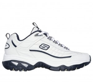 White Skechers Energy - After Burn Men's Sneakers | ETUG-02854