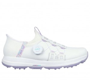 White Skechers Go Golf Elite 5 - Slip 'in Women's Slip On | IWZC-32508