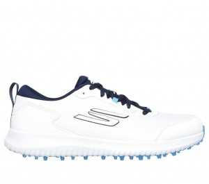 White Skechers Go Golf Max Fairway 4 Men's Walking Shoes | VZWD-60982