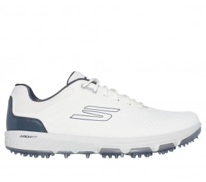 White Skechers Go Golf Pro 6 Sl Men's Walking Shoes | PWHE-71945