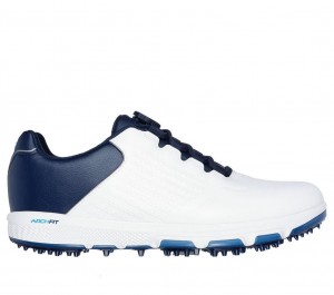 White Skechers Go Golf Pro 6 Sl - Twist Men's Walking Shoes | DQLW-40319