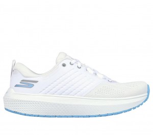 White Skechers Go Run Arch Fit Balance 3 Women's Sneakers | PIVY-48925