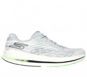 White Skechers Go Run Arch Fit Razor 4 Men's Sneakers | MUIR-91735