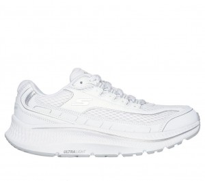 White Skechers Go Run Consistent 2.0 - Strava Women's Sneakers | JXLF-14258