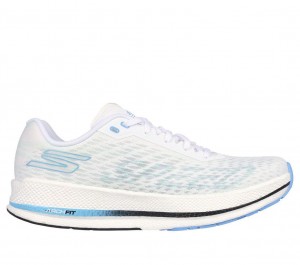 White Skechers Go Run Razor 4 Women's Sneakers | AEKD-83429