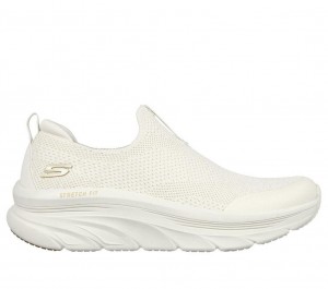 White Skechers Martha Stewart Rf: D'lux Walker - Eclipse Women's Sneakers | BOEH-84356