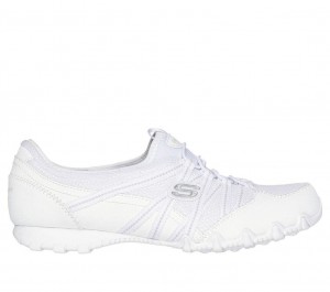 White Skechers Relaxed Fit: Bikers Lite - Relive Women's Slip On | RLGE-02974