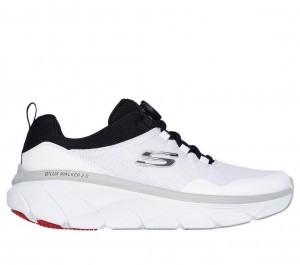 White Skechers Relaxed Fit: D'lux Walker 2.0 - Sunto Men's Sneakers | DYCG-89402