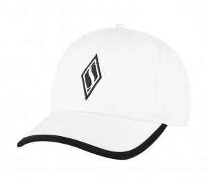 White Skechers Skechweave Diamond Colorblock Women's Hats | PWAV-18394