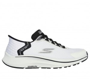 White Skechers Slip-ins: Go Run Consistent - Empowered Men's Sneakers | NSWG-14370