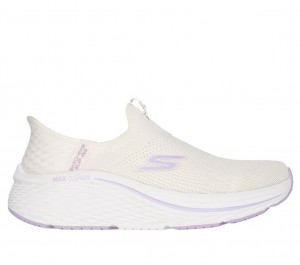 White Skechers Slip-ins: Max Cushioning Elite 2.0 Women's Sneakers | AXBY-59876