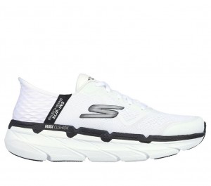 White Skechers Slip-ins: Max Cushioning Premier Men's Sneakers | ZIMN-76941