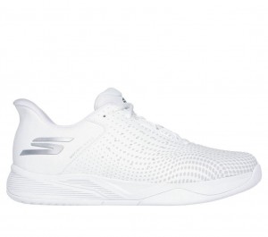 White Skechers Slip-ins Relaxed Fit: Viper Court Reload Men's Sneakers | JHCE-40971