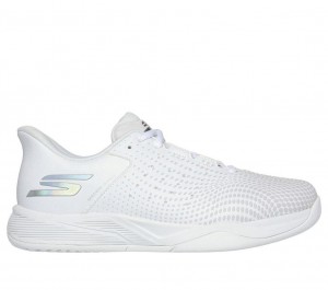 White Skechers Slip-ins Relaxed Fit: Viper Court Reload Women's Sneakers | NGCE-97641