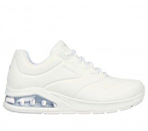 White Skechers Uno 2 - Air Around You Women's Sneakers | JHKS-30186