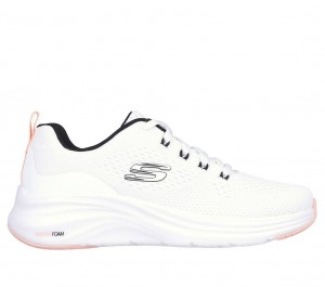 White Skechers Vapor Foam - Fresh Trend Women's Sneakers | TJCF-43769