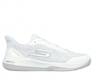 White Skechers Viper Court Pro - Pickleball Men's Sneakers | APJY-52108