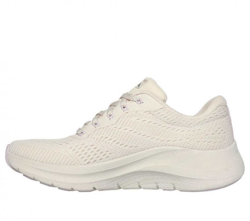 Beige Skechers Arch Fit 2.0 - Big League Women's Sneakers | XYHO-16874