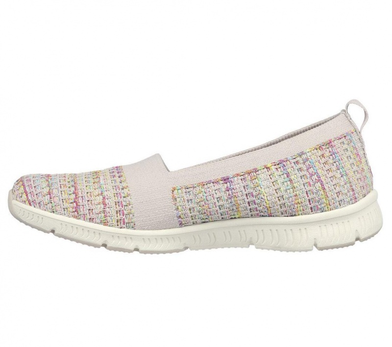 Beige Skechers Be-cool - Sherbet Skies Women's Flats | CXMV-59824