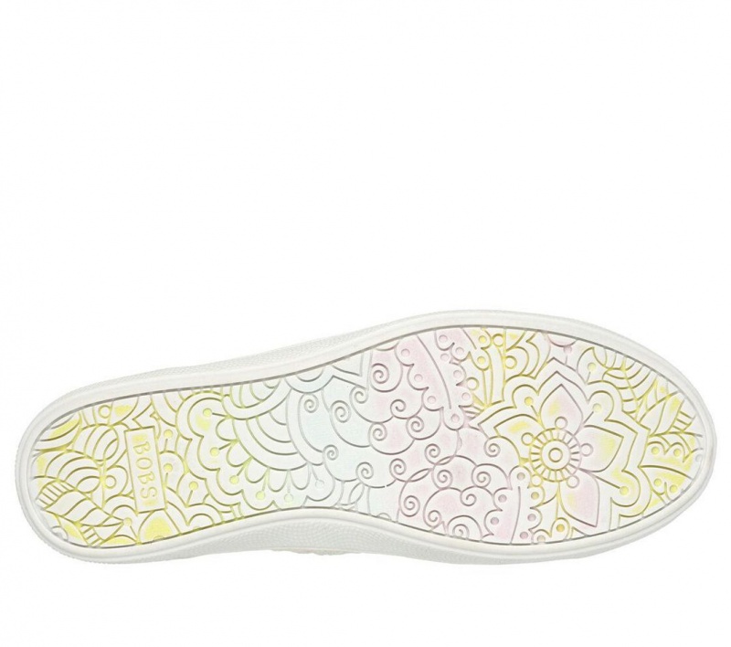 Beige Skechers Bobs B Cute - Woven Wishes Women's Slip On | MPKG-16027