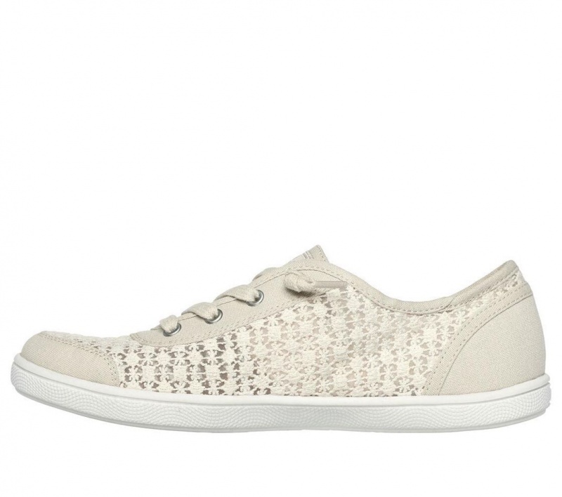 Beige Skechers Bobs B Cute - Woven Wishes Women's Slip On | MPKG-16027