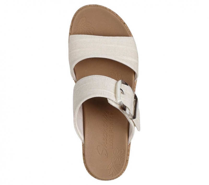 Beige Skechers Brystol Women's Sandals | SJEF-42317