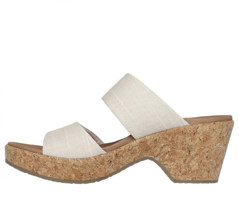 Beige Skechers Brystol Women's Sandals | SJEF-42317