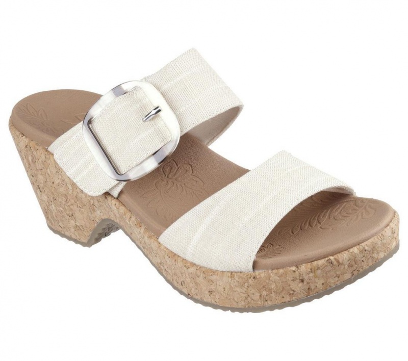 Beige Skechers Brystol Women's Sandals | SJEF-42317