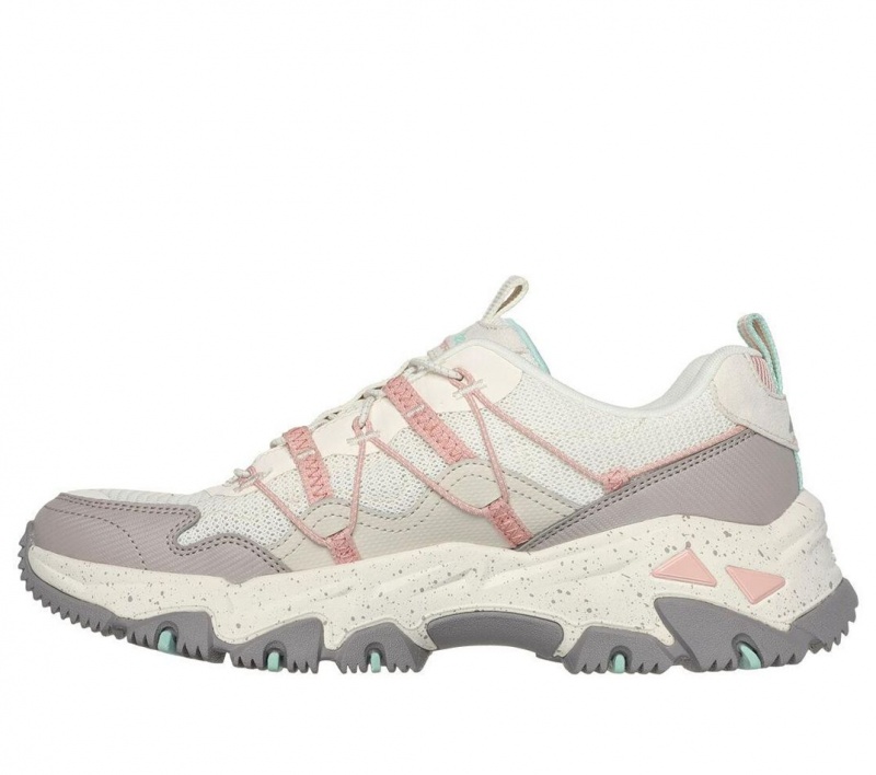 Beige Skechers D'lites Hiker - Hillock Women's Sneakers | OJTC-14508