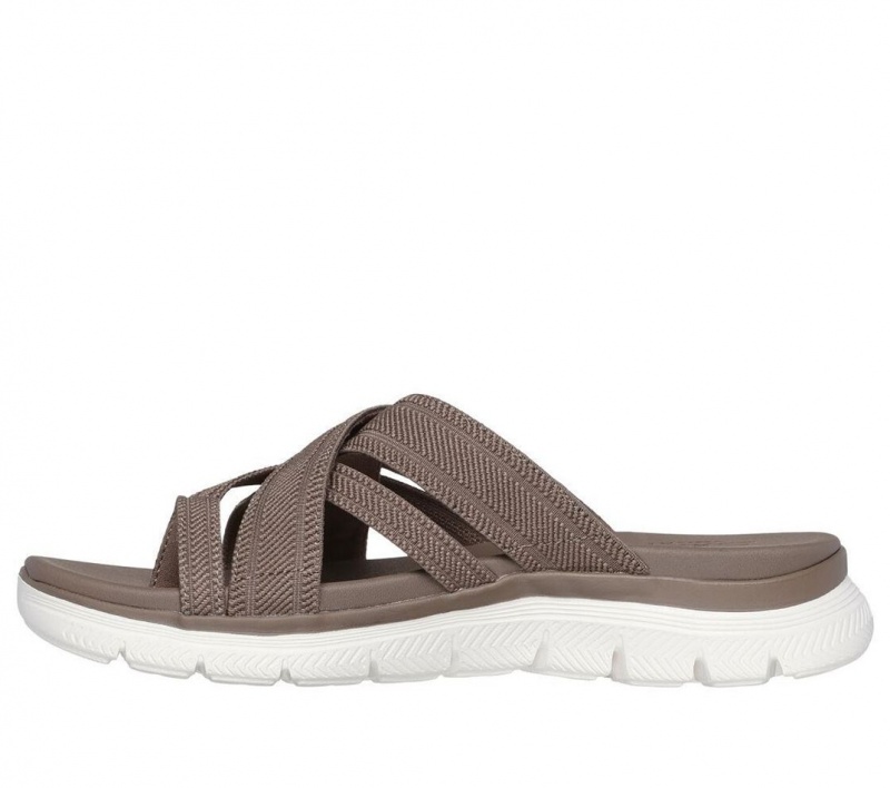 Beige Skechers Flex Appeal 4.0 - Perfect 4 You Women's Sandals | UTRL-34216