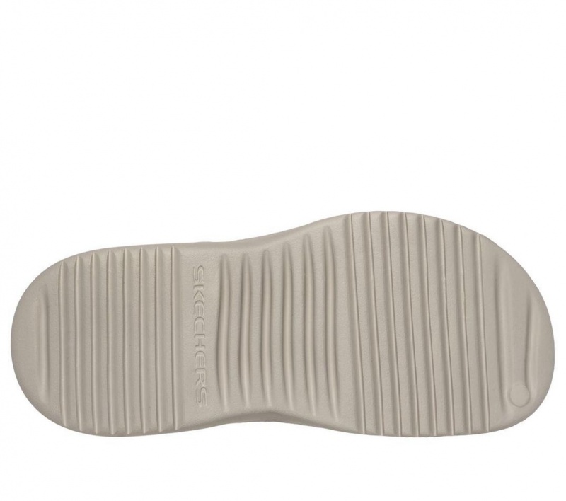 Beige Skechers Foamies: Dazzle Diva Women's Sandals | UYPE-47235